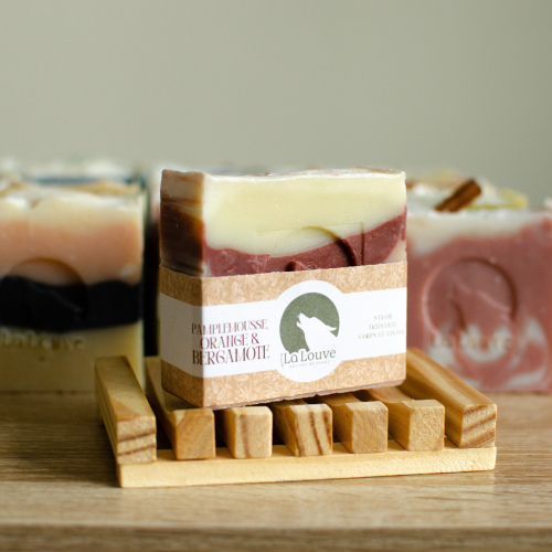 PORTE SAVON EN BOIS